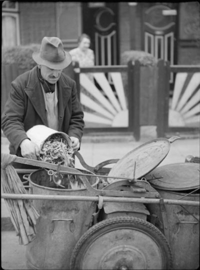 man sorting food image