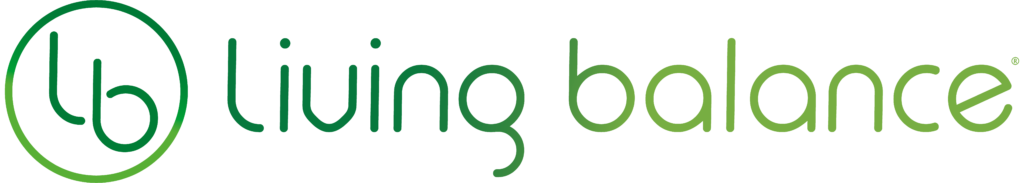 Living Balance Earth logo leaf